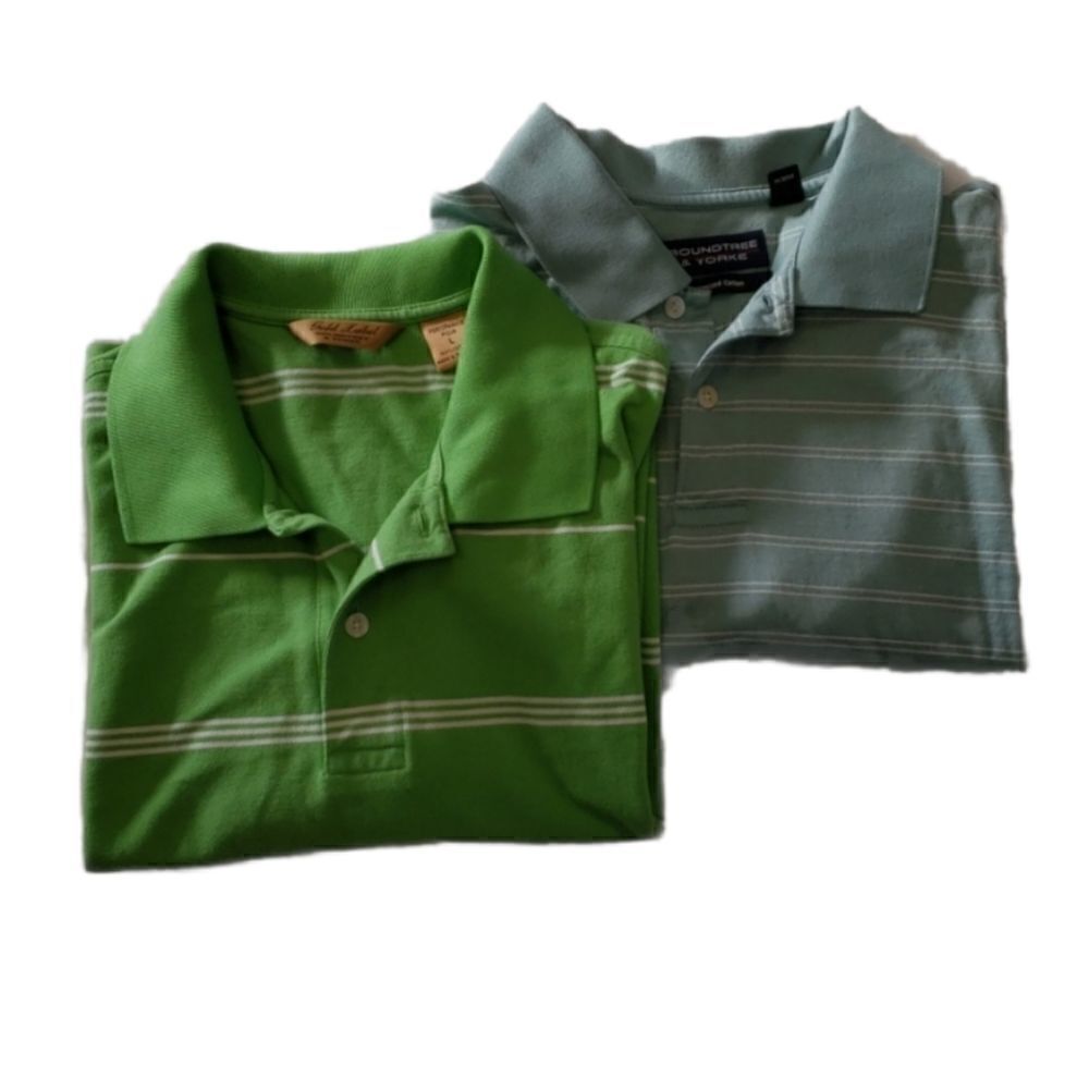 Lot of 2 polo type shirts (roundtree & yorke)